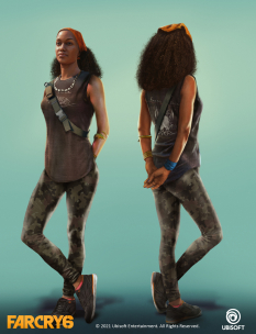 Concept art of Lita from the video game Far Cry 6 by Paul Leli