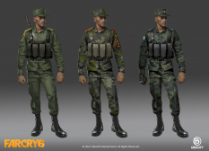 Concept art of Military Colours from the video game Far Cry 6 by Steve Hong