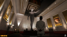 Concept art of Capital Building Statue Room from the video game Far Cry 6 by Brian Zuleta