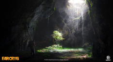 Concept art of Cave from the video game Far Cry 6 by Stephanie Lawrence
