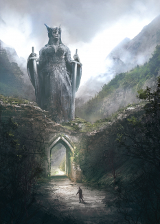 Concept art of Gate from the video game Far Cry 6 by Stephanie Lawrence