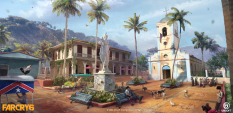 Concept art of Market Day from the video game Far Cry 6 by Branko Bistrovic