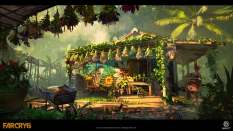 Concept art of Naturopath House from the video game Far Cry 6 by Ying Ding