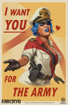 Concept art of Propaganda Poster from the video game Far Cry 6 by Ying Ding