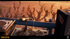 Concept art of Beach Party from the video game Far Cry 6 by Ying Ding
