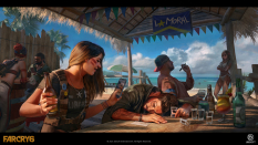 Concept art of Beach Prank from the video game Far Cry 6 by Ying Ding