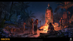 Concept art of Memorial from the video game Far Cry 6 by Ying Ding