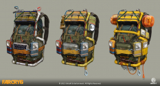 Concept art of Backpacks from the video game Far Cry 6 by Vitalii Smyk