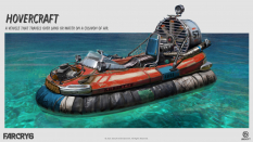 Concept art of Hovercraft from the video game Far Cry 6 by Ying Ding