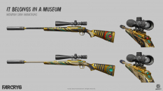 Concept art of It Belongs In A Museum Skins from the video game Far Cry 6 by Ying Ding