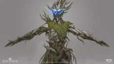 Concept art of Dryad Archer from the video game New World by Stuart Kim