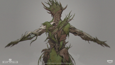 Concept art of Dryad Archer from the video game New World by Stuart Kim