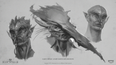 Concept art of Dryad Exploration from the video game New World by Stuart Kim