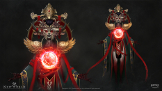 Concept art of Empress Boss from the video game New World by Sojin Hwang