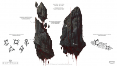 Concept art of Corrupted Monolith from the video game New World by Stuart Kim