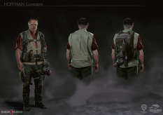 Concept art of Hoffman from the video game Back 4 Blood by Gue Yang