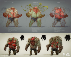 Concept art of Reekers from the video game Back 4 Blood by Gue Yang