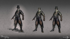 Concept art of Fat Official from the video game Demon Souls Remake by Jose Parodi