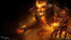 Concept art of Flamelurker from the video game Demon Souls Remake by Juan Pablo Roldan