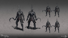 Concept art of Gloom Male from the video game Demon Souls Remake by Jose Parodi