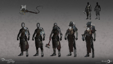 Concept art of Male Stonefang from the video game Demon Souls Remake by Jose Parodi