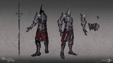 Concept art of Penetrator from the video game Demon Souls Remake by Jose Parodi