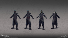 Concept art of Male Armour from the video game Demon Souls Remake by Jose Parodi