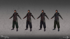 Concept art of Male Armour from the video game Demon Souls Remake by Jose Parodi