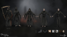 Concept art of Reaper Robes from the video game Demon Souls Remake by Alex Lazar