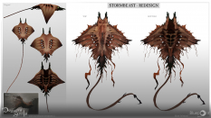 Concept art of Storm Beast from the video game Demon Souls Remake by Adam Rehmann