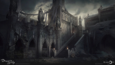 Concept art of Boletaria from the video game Demon Souls Remake by Adam Rehmann