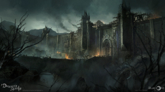 Concept art of Boletarian Palace from the video game Demon Souls Remake by Juan Pablo Roldan
