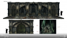 Concept art of Demon-S-Souls- -Tower-Of-Latria from the video game Demon Souls Remake by Adam Rehmann