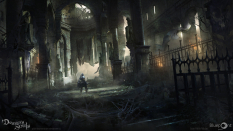 Concept art of False King from the video game Demon Souls Remake by Juan Pablo Roldan