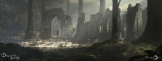 Concept art of Ruin from the video game Demon Souls Remake by Masahiro Sawada