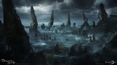 Concept art of Storm King Archstone from the video game Demon Souls Remake by Juan Pablo Roldan