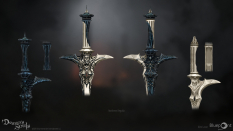 Concept art of Northern Regalia from the video game Demon Souls Remake by Alex Lazar