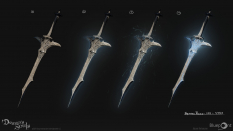 Concept art of Demon-S-Souls- -Weapons-Concepts from the video game Demon Souls Remake by Adam Rehmann