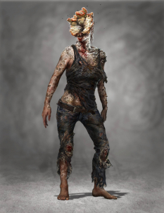 Concept art of an infected female for The Last of Us by Hyoung Taek Nam