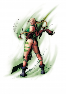 Concept art of Cammy for Street Fighter IV
