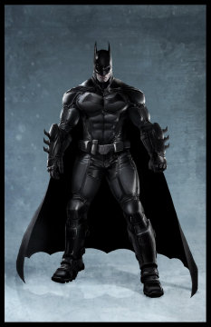 Concept art of Batman from Batman: Arkham Origins
