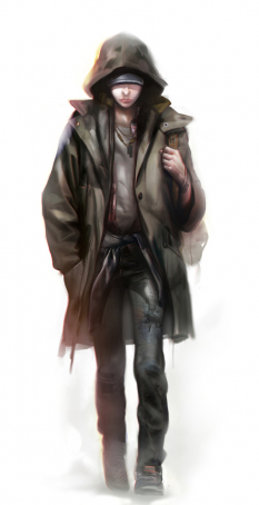 Concept art of Jodie from Beyond: Two Souls by Florent Auguy
