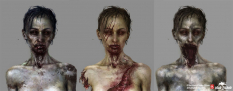 Characters Concept art from Dead Island by Arthur Sadlos