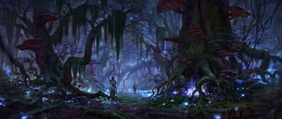 Black Marsh concept art for The Elder Scrolls Online