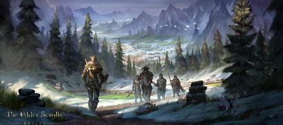 Eastmarch concept art for The Elder Scrolls Online