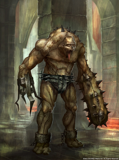 Flesh Antronach concept art for The Elder Scrolls Online