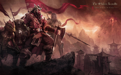 Artwork of the Nord king Jorunn for The Elder Scrolls Online