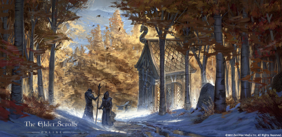 Nord landscape artwork for The Elder Scrolls Online