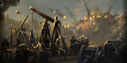 Siege weapons artwork for The Elder Scrolls Online