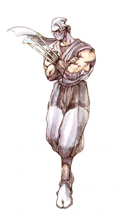 Concept art of Geki for Street Fighter